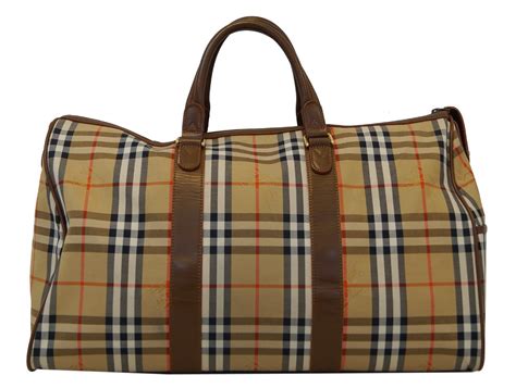 burberry luggage.